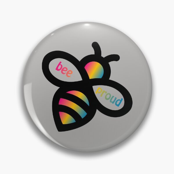 Item preview, Bee Proud - Pansexual Flag bees designed and sold by Teamtsunami6.