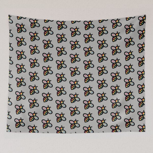 Item preview, Bee Proud - Pansexual Flag bees designed and sold by Teamtsunami6.