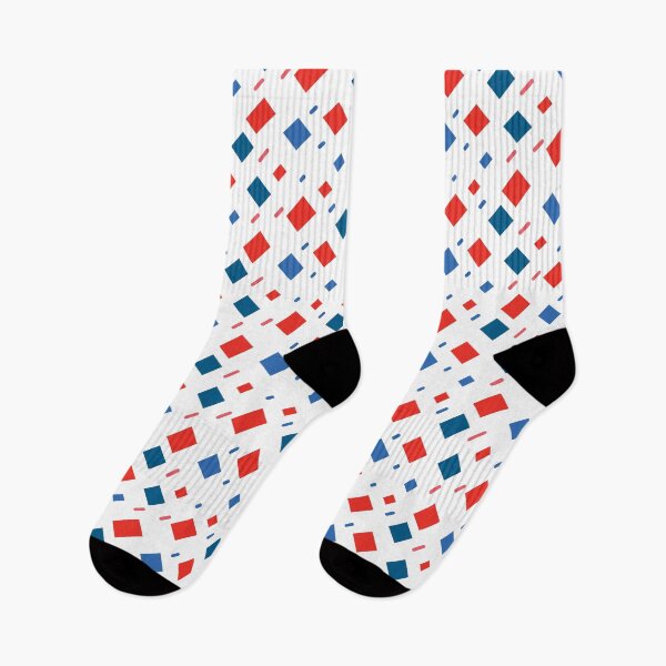 Item preview, 4th Of July red blue rectangle American pattern designed and sold by Nesdigiart.