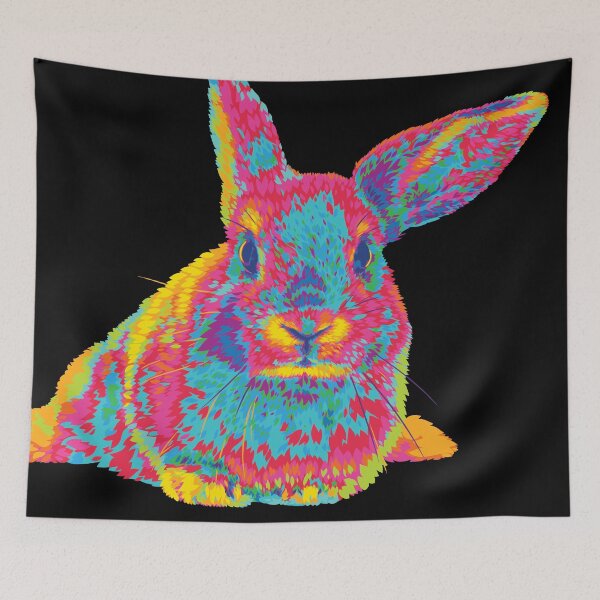 Item preview, Rainbow Bunny designed and sold by polliadesign.
