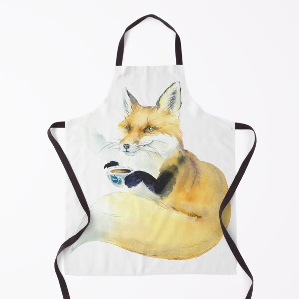 Item preview, Fox with Tea or Coffee designed and sold by dev11588.