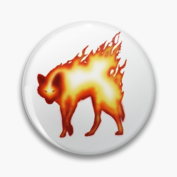 Item preview, Coyote on Fire designed and sold by Local Cosmic & Chaotic Gremlin Hoard.