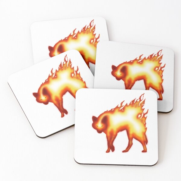 Item preview, Coyote on Fire designed and sold by Local Cosmic & Chaotic Gremlin Hoard.
