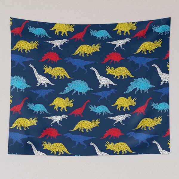 Item preview, Geometric Colorful Dinosaur Seamless Pattern, Dinosaur Seamless Pattern Design designed and sold by graphic-genie.