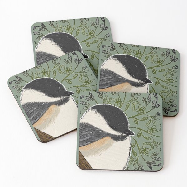 Item preview, Snoozy Black Capped Chickadee  designed and sold by Apathy-doodles.