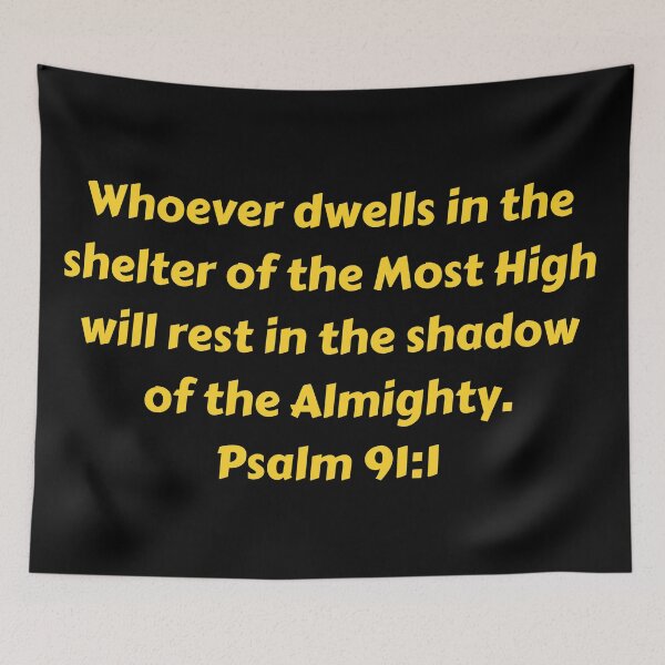 Item preview, Bible Verse Psalm 91:1 designed and sold by Prayingwarrior.