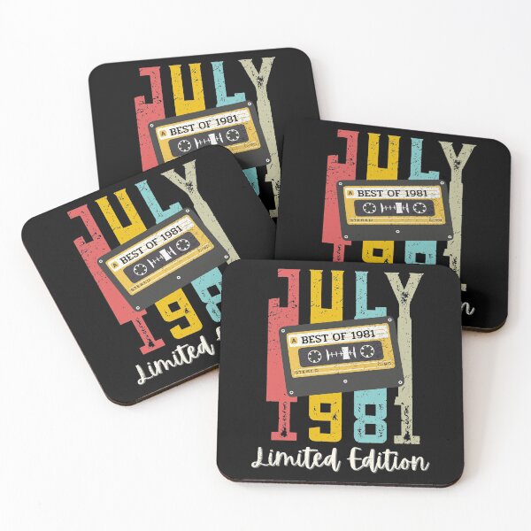 Item preview, 40th Birthday Best of July since 1981 Vintage Cassette tape designed and sold by ReichBourne.