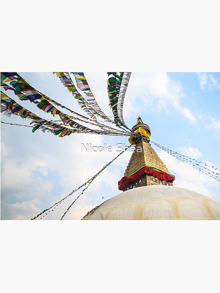 Nepal, Kathmandu, Bodhnath (Boudha) Stupa Wall Art, Canvas Prints