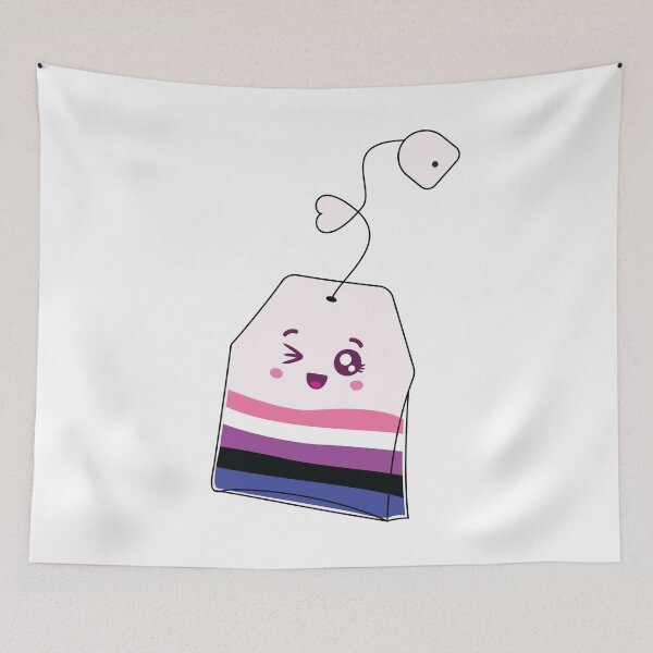 Item preview, Genderfluid Tea Bag Pride Flag, Proud Gender fluidity, Genderfluid Identity Pride Gift designed and sold by ArtsyloShop.