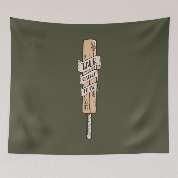 Item preview, Retro Cricket Bat Game Cartoon Art designed and sold by MrEddie10.