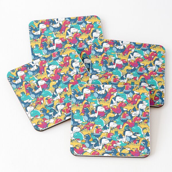 Item preview, Colorful Dinosaur Seamless Pattern, Dinosaur Seamless Pattern Design designed and sold by graphic-genie.