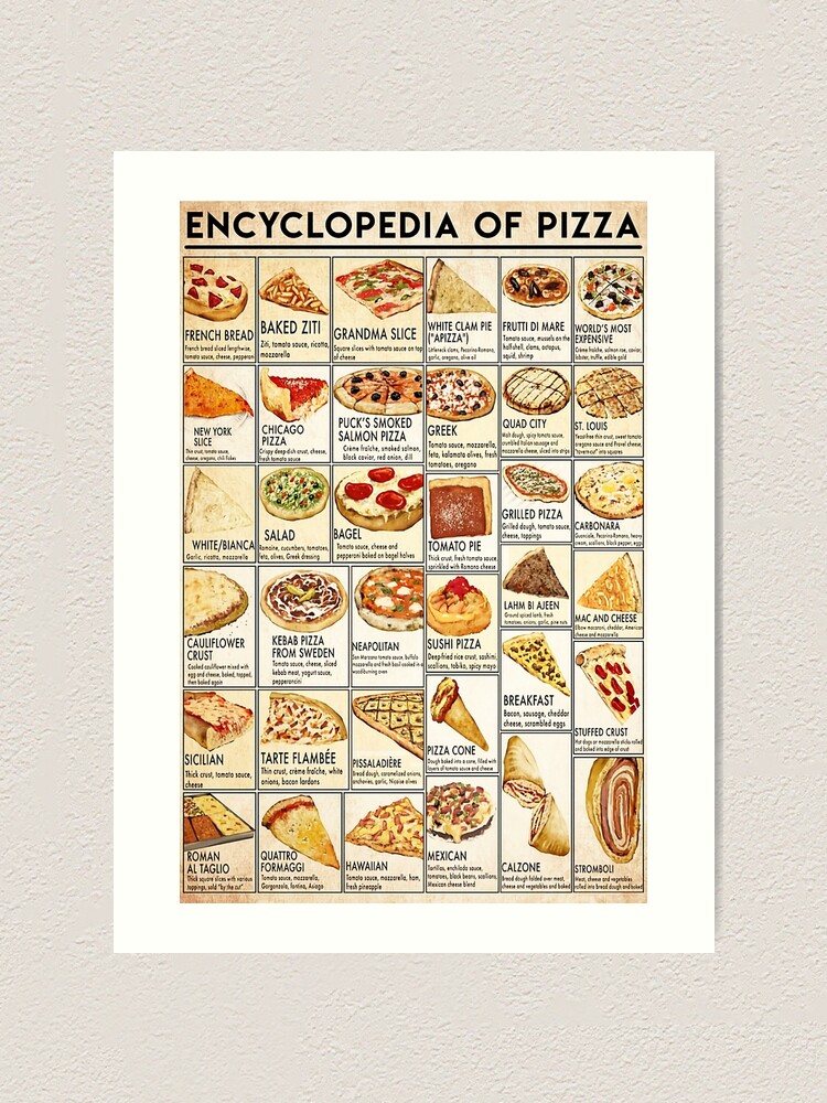 Tacky Vintage Pizza Box Art Board Print for Sale by F2GClothing