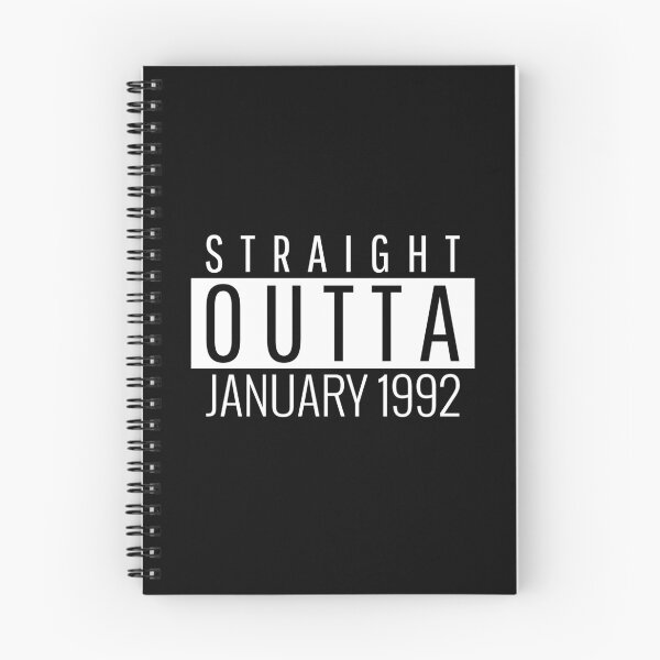 Item preview, Straight Outta January 1992  designed and sold by Teelogic.