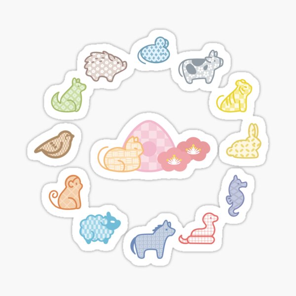 Fruits Basket 2019 Group #1 Sticker Set