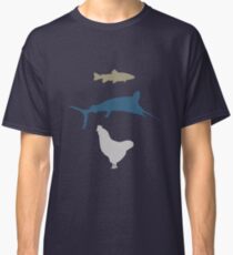 The Marlin, the Trout, and the Chicken Classic T-Shirt