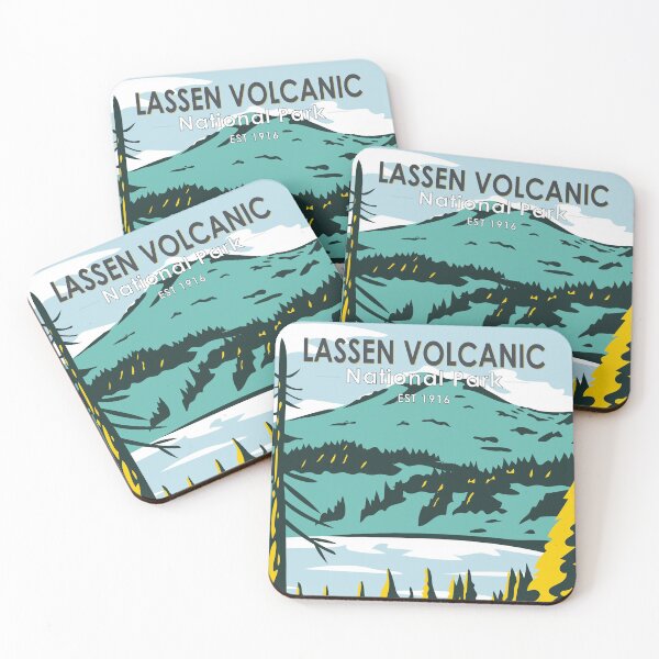Item preview, Lassen Volcanic National Park California Vintage designed and sold by KrisSidDesigns.