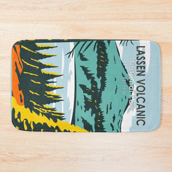 Item preview, Lassen Volcanic National Park California Vintage designed and sold by KrisSidDesigns.