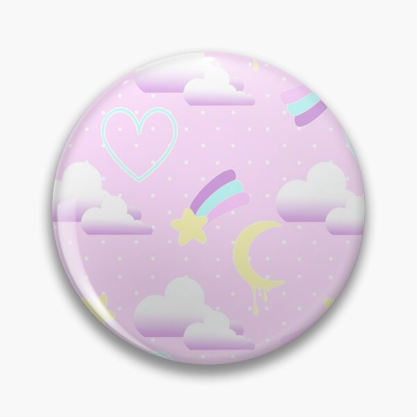 Item preview, Pastel moon and stars pattern designed and sold by King-of-my-art.
