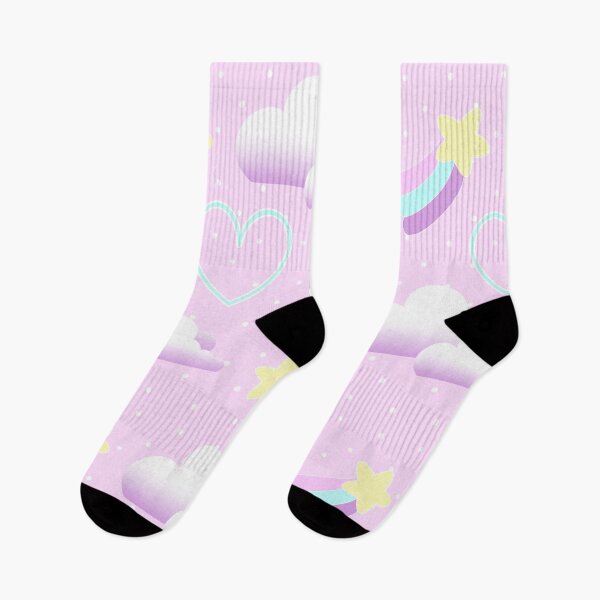 Item preview, Pastel moon and stars pattern designed and sold by King-of-my-art.
