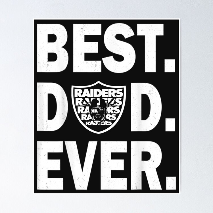 Mens Mens Best-Raiders-Dad-Ever Fathers Day T-Shirt Greeting Card