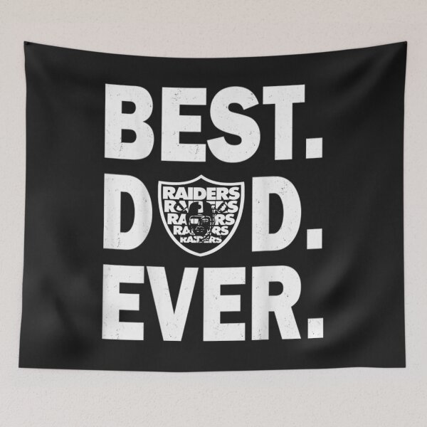 Artikelvorschau, Mens Mens Best-Raiders-Dad-Ever Fathers Day T-Shirt entworfen und verkauft von Focus-Maloca.