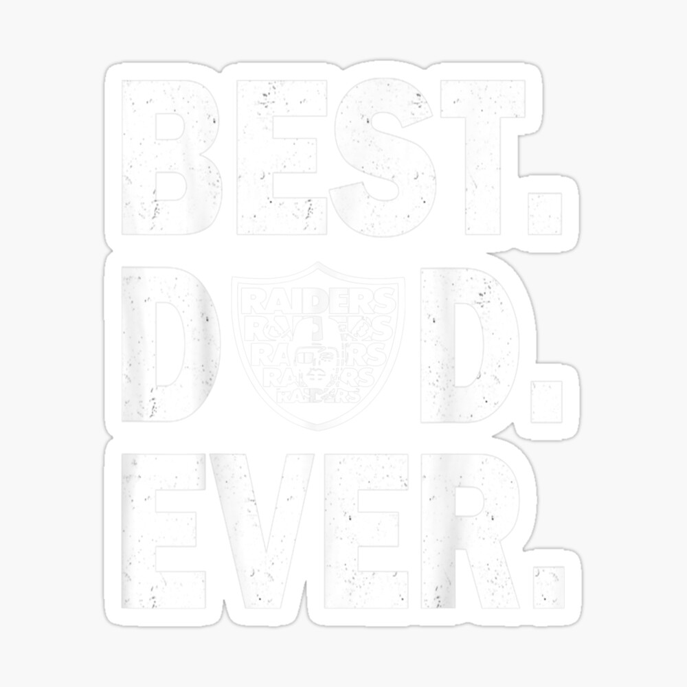 Mens Mens Best-Raiders-Dad-Ever Fathers Day T-Shirt Greeting Card