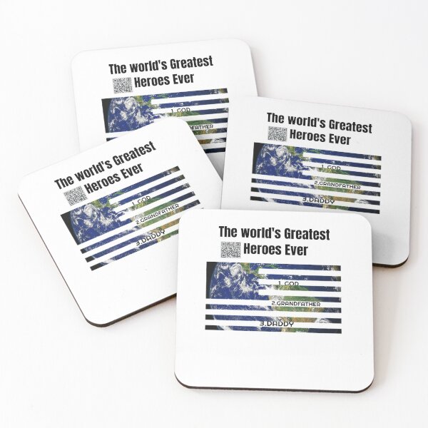 Item preview, The worlds greatest heroes ever, God, Grandfather, Daddy. designed and sold by DIBS2021.