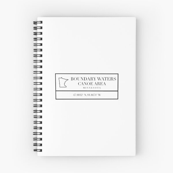 Item preview, Boundary Waters Canoe Area (BWCA) Coordinates designed and sold by Emily Designs.