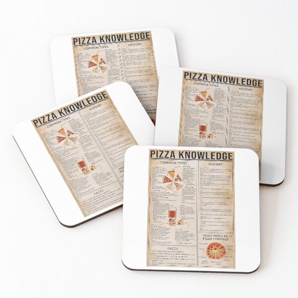 Item preview, Vintage Pizza Knowledge Poster designed and sold by sauersanne.