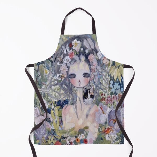 Item preview, /Flowers cat adn girls Poster designed and sold by michellewbe.