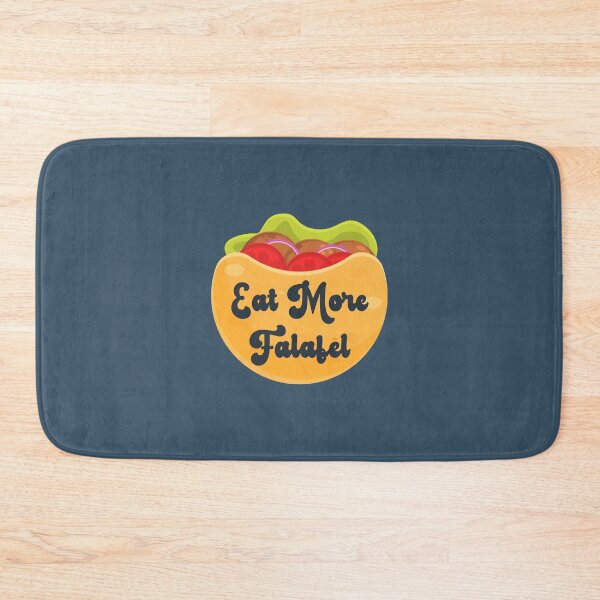 Item preview, Eat More Falafel - Text inside Pita Bread With Salad designed and sold by Chubuter.