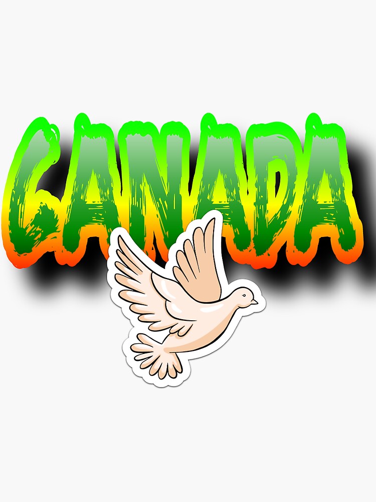 Thumbnail 3 of 3, Sticker, Canada 2 designed and sold by Semapemodiba.