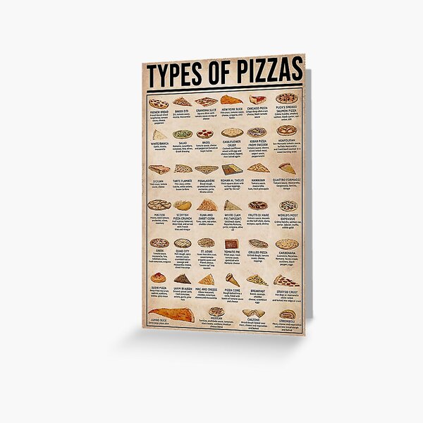 Item preview, Types Of Pizza Around The World Poster designed and sold by sauersanne.