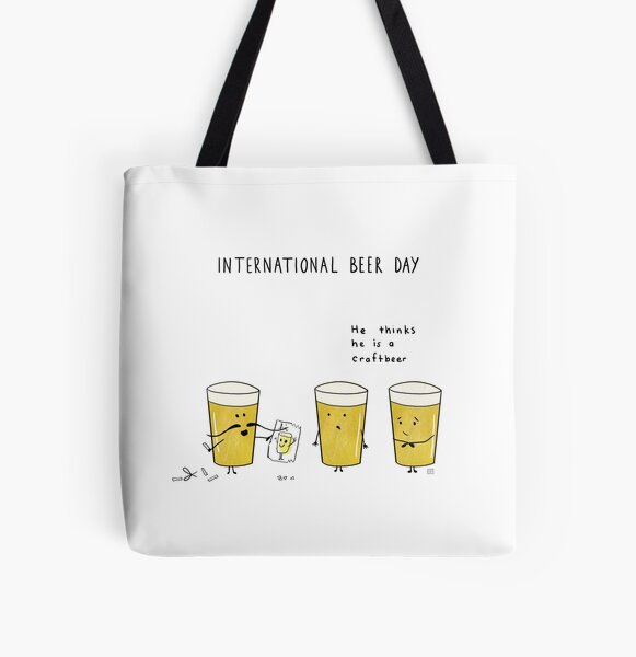 International Beer Day All Over Print Tote Bag