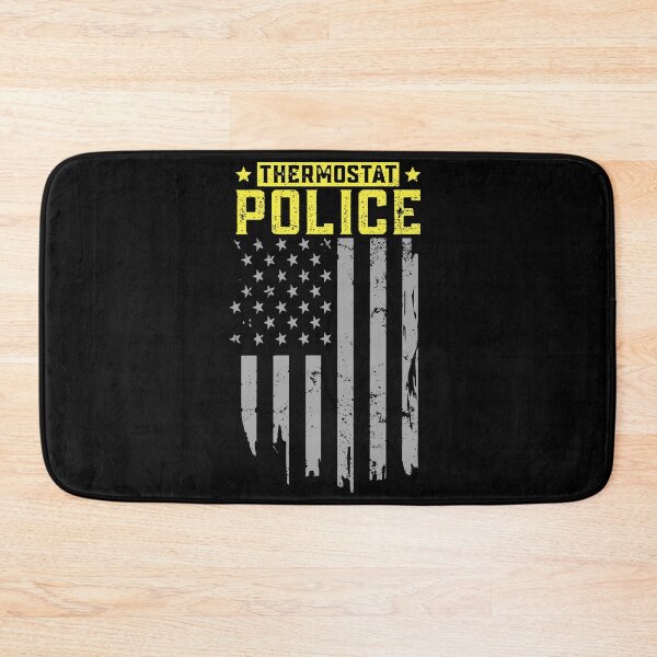 Item preview, Funny Dad Joke American flags Vintage Thermostat Police tee designed and sold by ReichBourne.