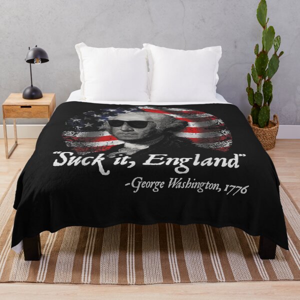 Item preview, Suck It England Funny 4th of July George Washington 1776 T-Shirt designed and sold by Focus-Maloca.