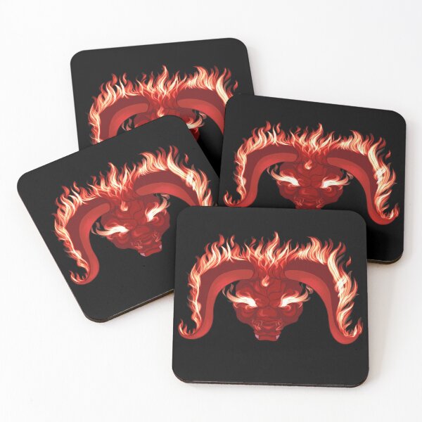 Item preview, Fiery Red Bull From the Last Unicorn designed and sold by Lady-Lilac.