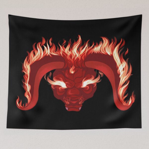 Item preview, Fiery Red Bull From the Last Unicorn designed and sold by Lady-Lilac.