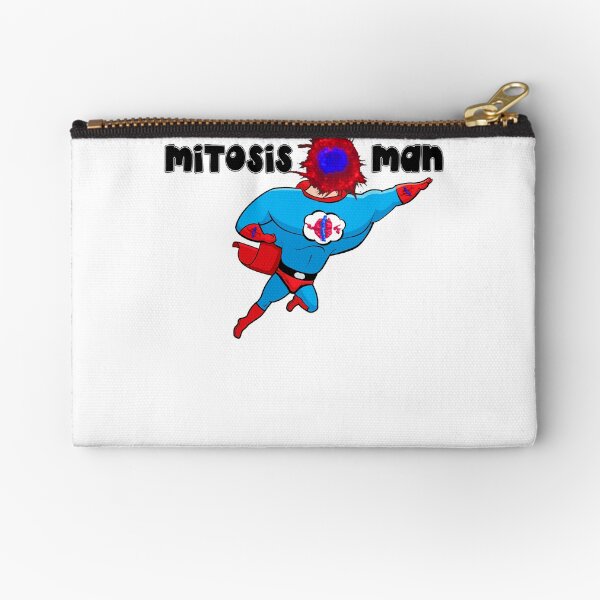 Item preview, Mitosis Man (black text) designed and sold by Science-is-Pun.