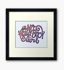 Holla Back Framed Print