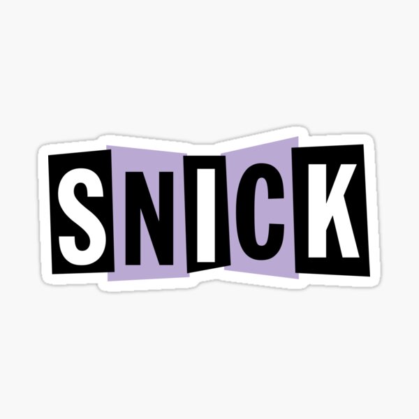 Vista previa del artículo con la obra «Logotipo de Snick», diseñado y vendido por 90sLoveLove.