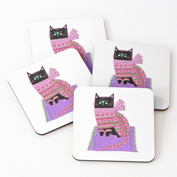 Item preview, Sweater Cat in Pink designed and sold by maplepancakes.
