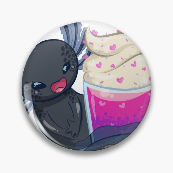 Item preview, Black axolotl designed and sold by Haniel-Tochtli.