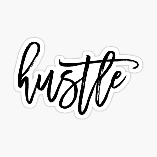 Everyday I'm Hustling Hip Hop Rap Quote Decal Sticker Wall Vinyl Art M –  boop decals