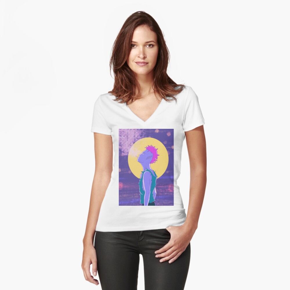 Item preview, Fitted V-Neck T-Shirt designed and sold by isisislas.