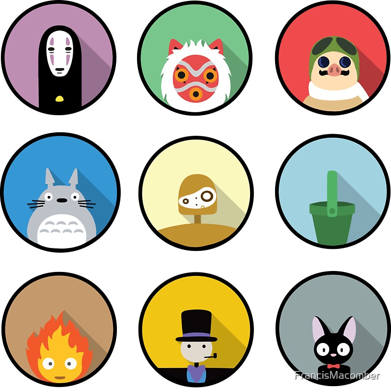 Studio Ghibli Icons Arte De Studio Ghibli Studio Ghib - vrogue.co