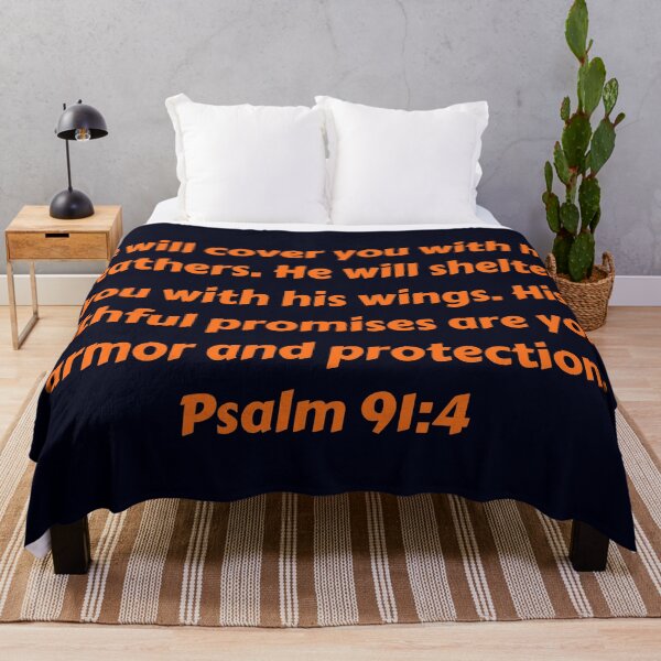 Item preview, Bible Verse Psalm 91:4 designed and sold by Prayingwarrior.
