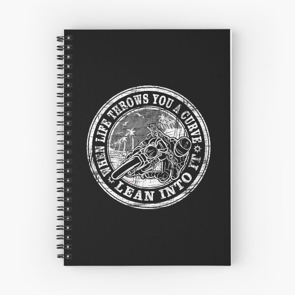 Item preview, When life throws you a curve lean into it - Second Edition on Dark - Life Quotes designed and sold by etoide.