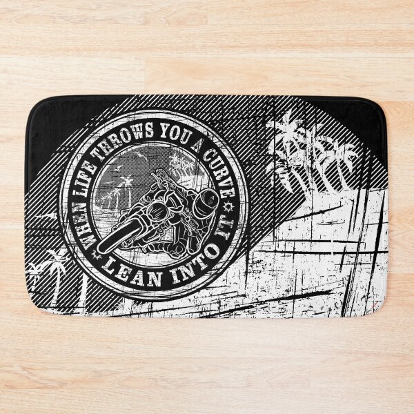 Item preview, When life throws you a curve lean into it - Second Edition on Dark - Life Quotes designed and sold by etoide.