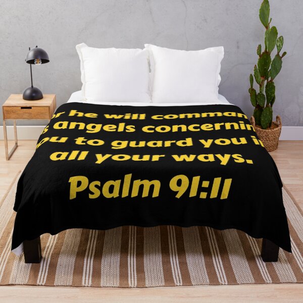 Item preview, Bible Verse Psalm 91:11 designed and sold by Prayingwarrior.